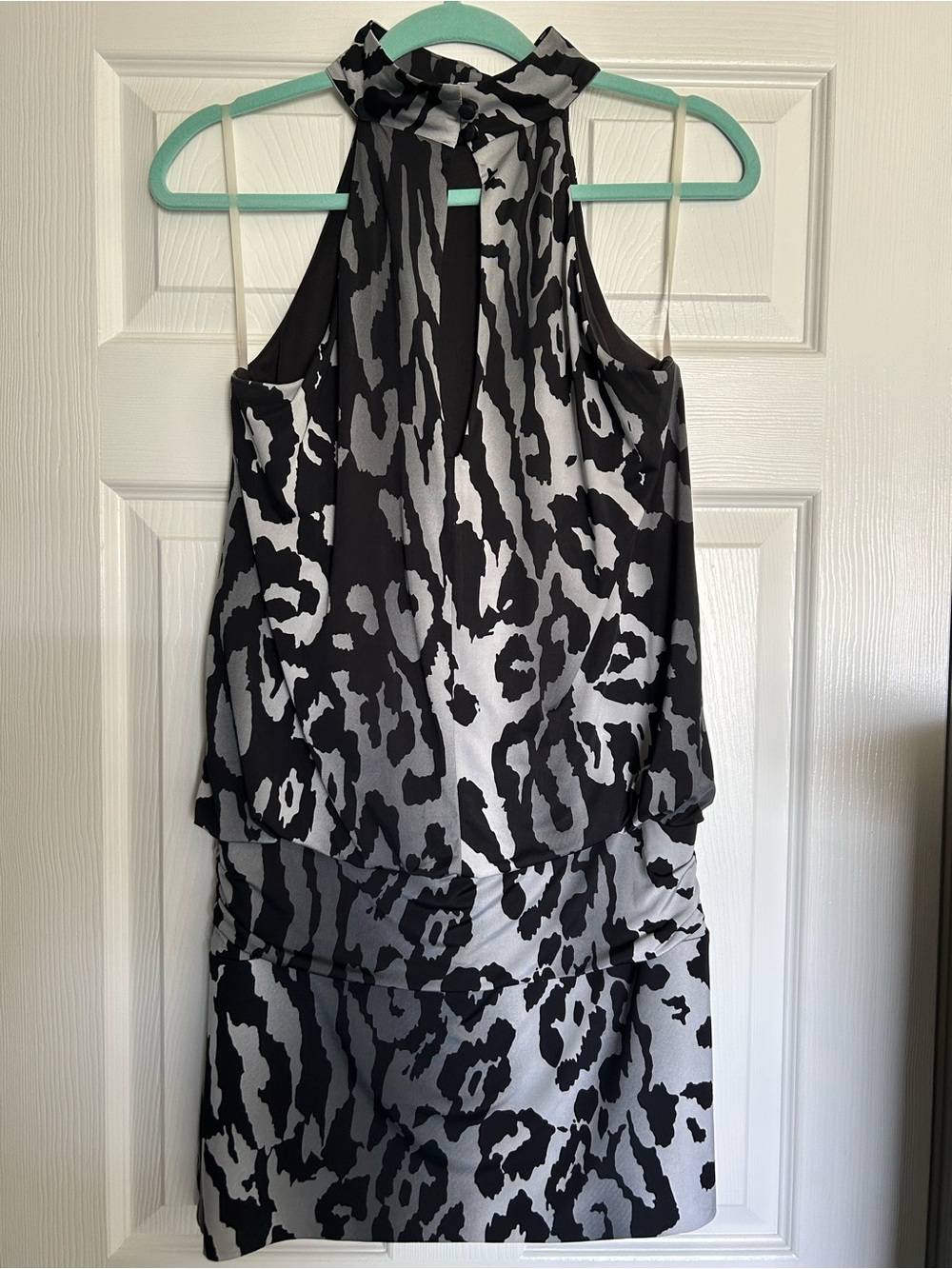 Frederick's of Hollywood Halter Animal Print Mini Dress - Picture 2 of 5